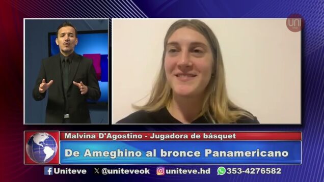 Uniteve Noticias | De Ameghino al bronce Panamericano – Malvina D`Agostino