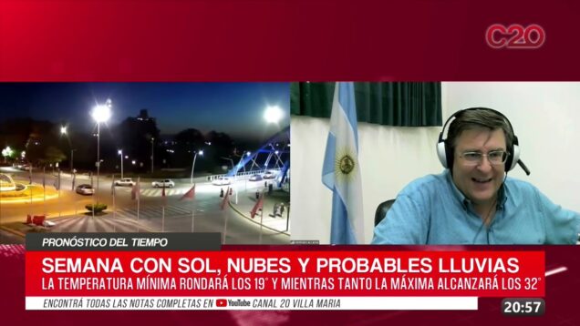 C20 Noticias | Pronóstico del Tiempo – Hernán Allasia
