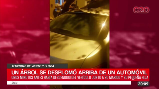 C20 Noticias | Temporal de viento y lluvia – Paola Paz