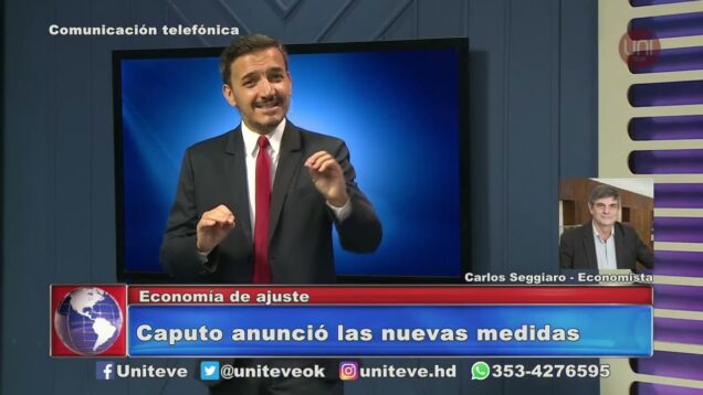 Uniteve Noticias | Caputo anunció las primeras medidas del ajuste