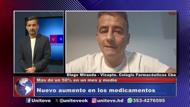 Uniteve Noticias | Nuevo aumento en los medicamentos
