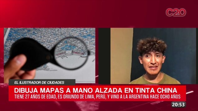 C20 Noticias | El ilustrador de Ciudades – Abraham Gómez Reategui