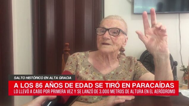 C20 Noticias | Salto histótico en Alta Gracia – Élida Negro