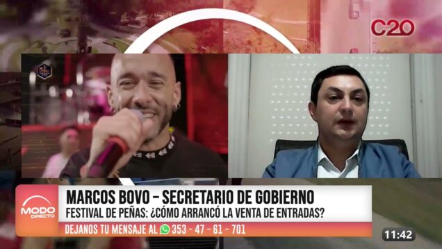 Modo Directo | Festival de Peñas – Marcos Bovo