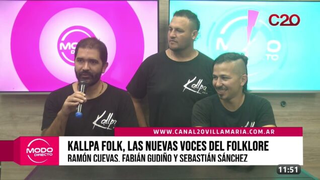 Modo Directo | Kallpa Folk – Ramón Cuevas, Fabián Gudiño  y Sebastián Sánchez