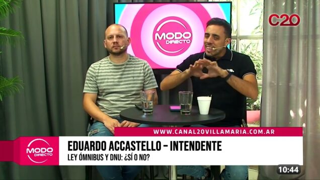 Modo Directo | Ley Ómnibus y DNU – Eduardo Accastello