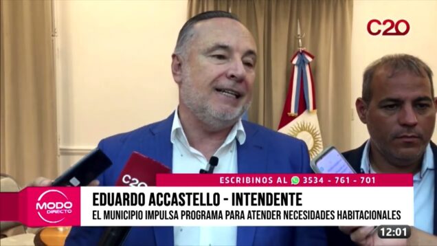 Modo Directo | Necesidades Habitacionales – Eduardo Accastello