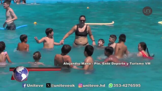 Uniteve Noticias | Se lanzó la temporada en la pileta comunitaria