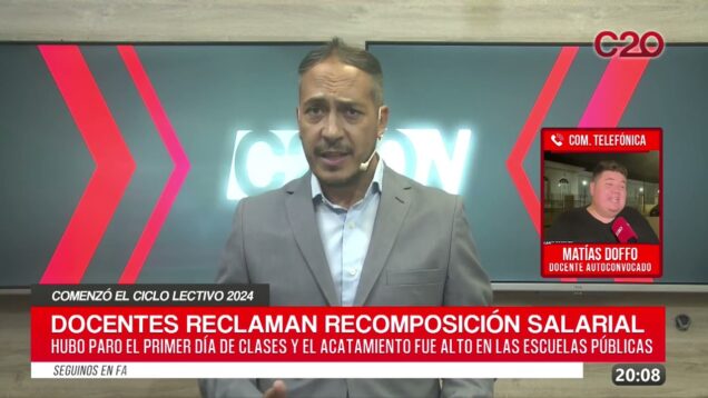 C20 Noticias | Comenzó el ciclo lectivo 2024 – Matías Doffo