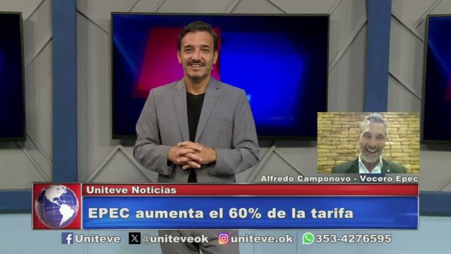 Uniteve Noticias | EPEC aumenta el 60% de la tarifa