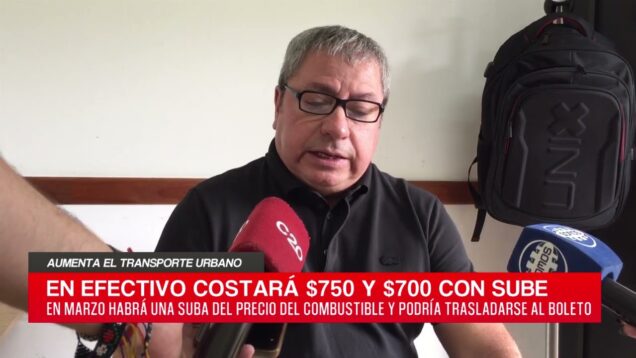 C20 Noticias | Aumenta el transporte urbano – Hugo Fernández