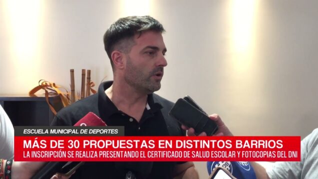 C20 Noticias | Escuela municipal de deportes – Alejandro Mana y Nicolás García