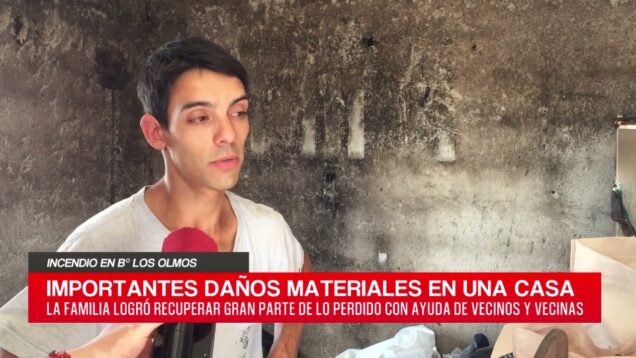 C20 Noticias | Incendio en B° Los Olmos – Leonardo Sánchez