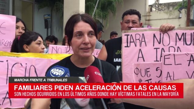C20 Noticias | Marcha frente a tribunales – Rosalía Valenziano y Elba Pucheta