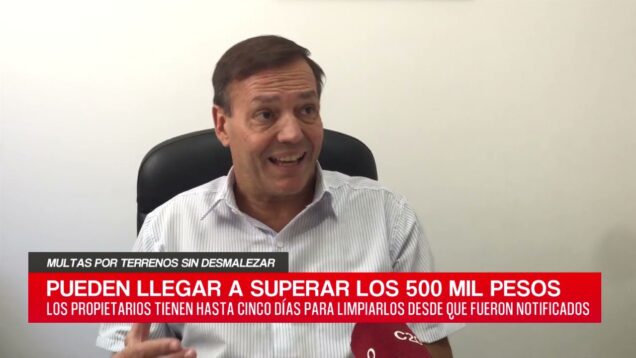 C20 Noticias | Multas por terrenos sin desmalezar – Julio Aliciardi