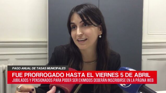 C20 Noticias | Pago anual de tasas municipales – Victoria Poncio