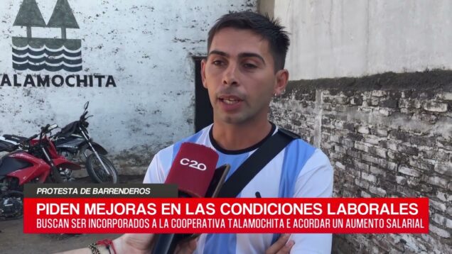 C20 Noticias | Protesta de barrenderos – Facundo Mosquera