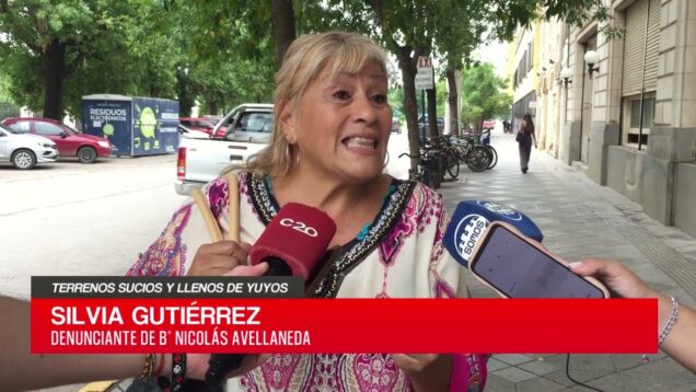 C20 Noticias | Terrenos sucios y llenos de yuyos – Silvia Gutiérrez