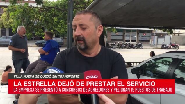 C20 Noticias | Villa Nueva se quedó sin transporte – Ariel Amicci
