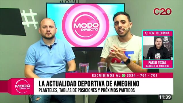 Modo Directo | Ameghino – Pablo Tosal