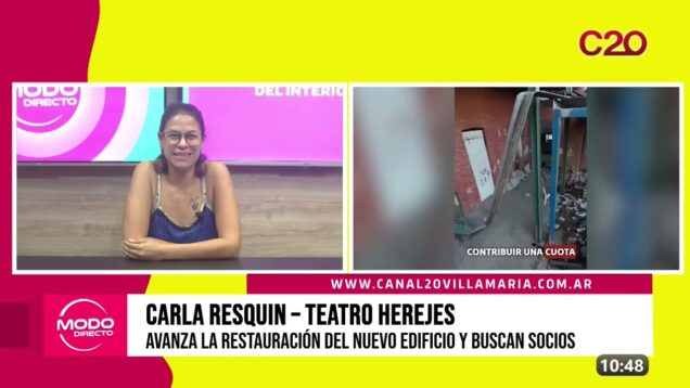Modo Directo | Teatro Herejes – Carla Resquín