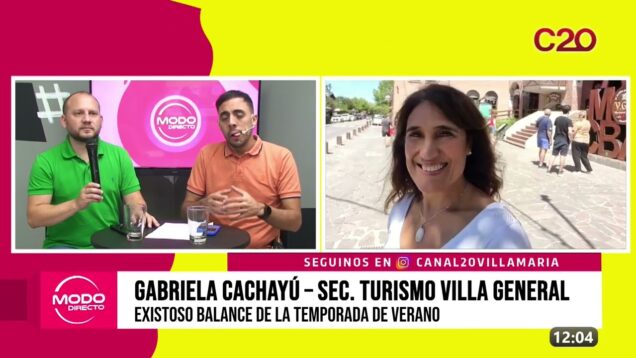 Modo Directo | Villa General Belgrano – Gabriela Cachayú