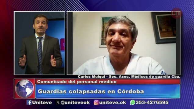 Uniteve Noticias | Guardias colapsadas en la provincia