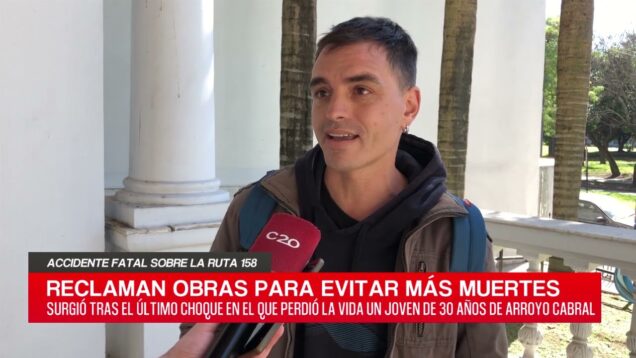 C20 Noticias | Accidente fatal sobre la ruta 158 – Alberto Arce