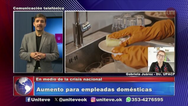Uniteve Noticias | Aumento para empleadas domésticas