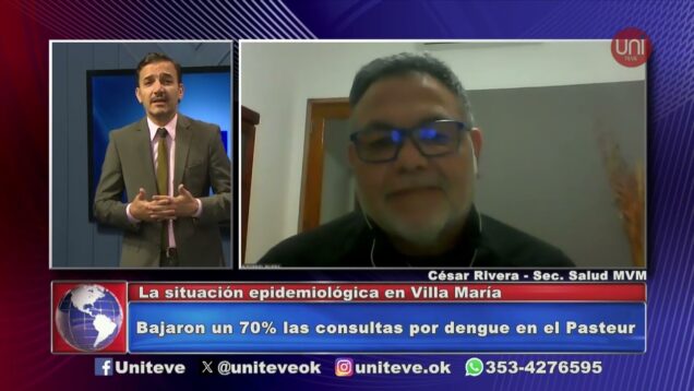Uniteve Noticias | Bajaron un 70% las consultas por dengue en el Pasteur