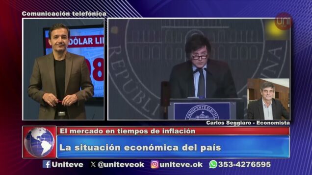 Uniteve Noticias | El dólar libre bajó la barrera de los mil pesos – Carlos Seggiaro