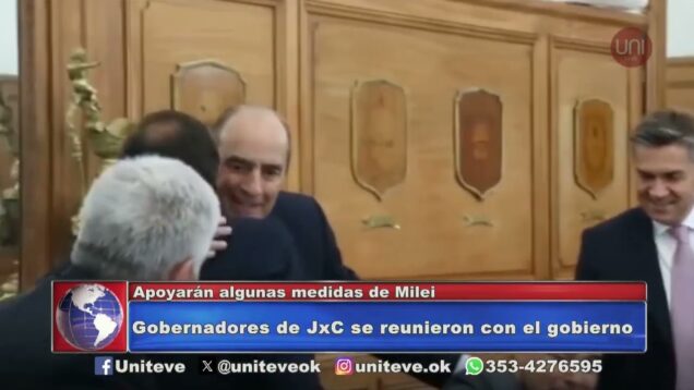 Uniteve Noticias | Gobernadores de JxC se reunieron con el jefe de Gabinete y el ministro del interior
