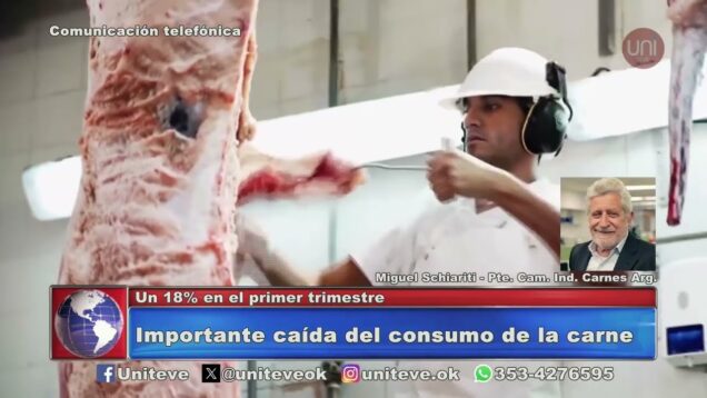 Uniteve Noticias | Importante caída del consumo de carne