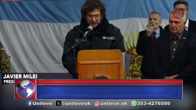 Uniteve Noticias | Milei, en Ushuaia con una generala de EEUU