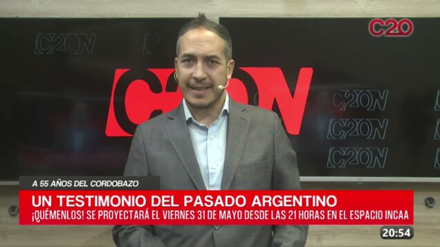 C20 Noticias | A 55 años del Cordobazo – Adrian Jaime