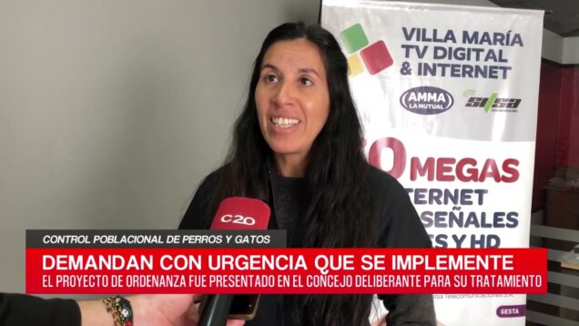 C20 Noticias | Control poblacional de perros y gatos – Rebeca Giuliano