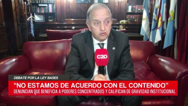 C20 Noticias | Debate por la ley bases – Carlos Linares