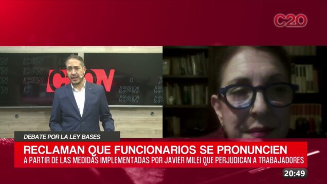 C20 Noticias | Debate por la ley bases – Elda MárquezS