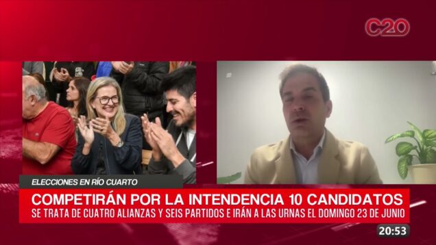 C20 Noticias | Elecciones en Río Cuarto – Fenando Pérez