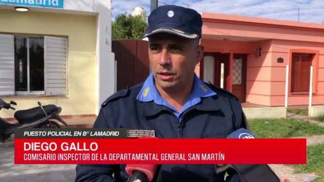 C20 Noticias | Puesto policial en B° La Madrid – Diego Gallo
