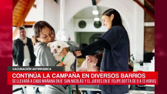 C20 Noticias | Vacunación Antirrábica – Marcos Bovo