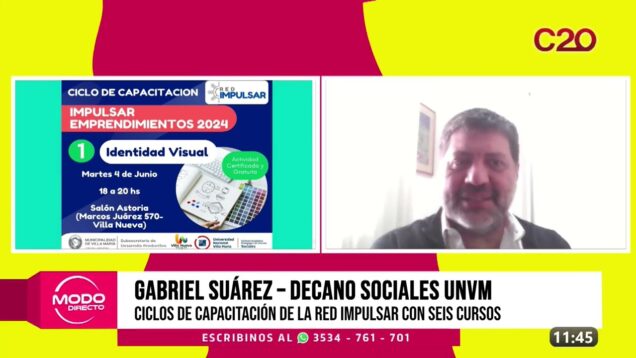 Modo Directo | Gabriel Suárez – Ciclos de capacitación de la red Impulsar con seis cursos