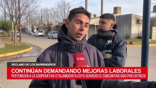C20 Noticias | Reclamo de los barrenderos – Facundo Mosquera