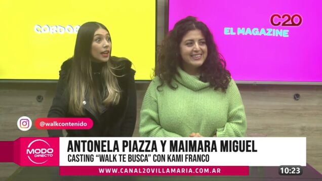 Modo Directo | Casting “Walk te Busca” – Antonela Piazza y Maimara Miguel