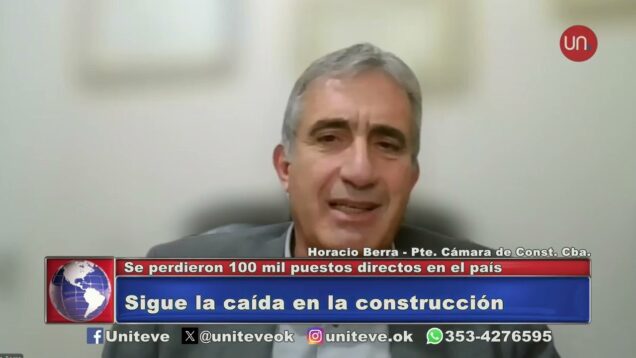 Uniteve Noticias | Construcción: se perdieron 100 mil puestos de trabajo en los últimos seis meses