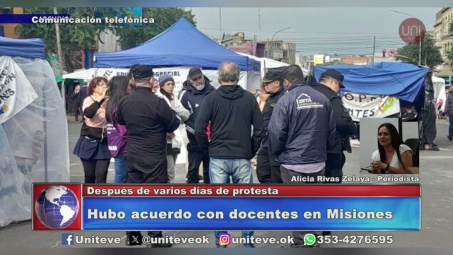 Uniteve Noticias | Hubo acuerdo con docentes en Misiones