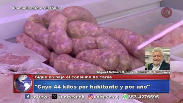 Uniteve Noticias | Sigue en baja el consumo de carne vacuna