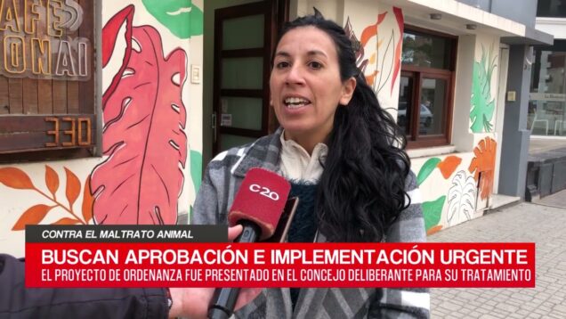 C20 Noticias | Contra el maltrato animal – Rebeca Giuliano
