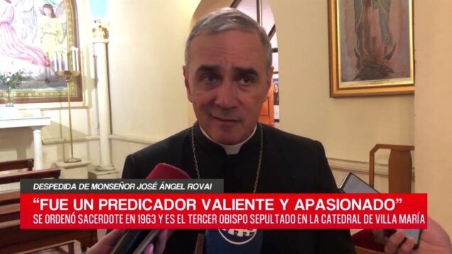 C20 Noticias | Despedida de Monseñor José Ángel Rovai – Samuel Jofré Giraudo