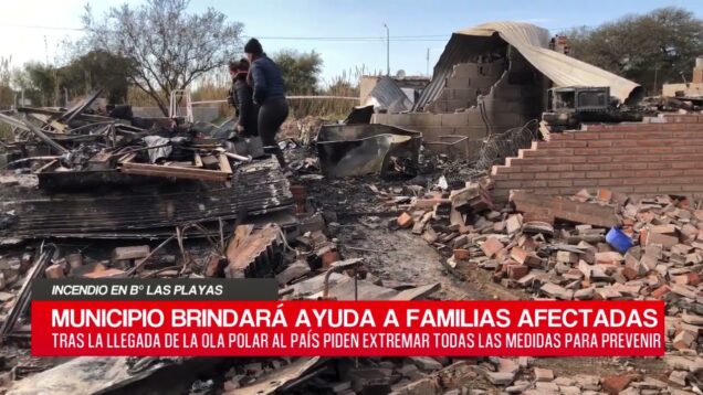C20 Noticias | Incendio en B° Las Playas – Ángel Quaglia